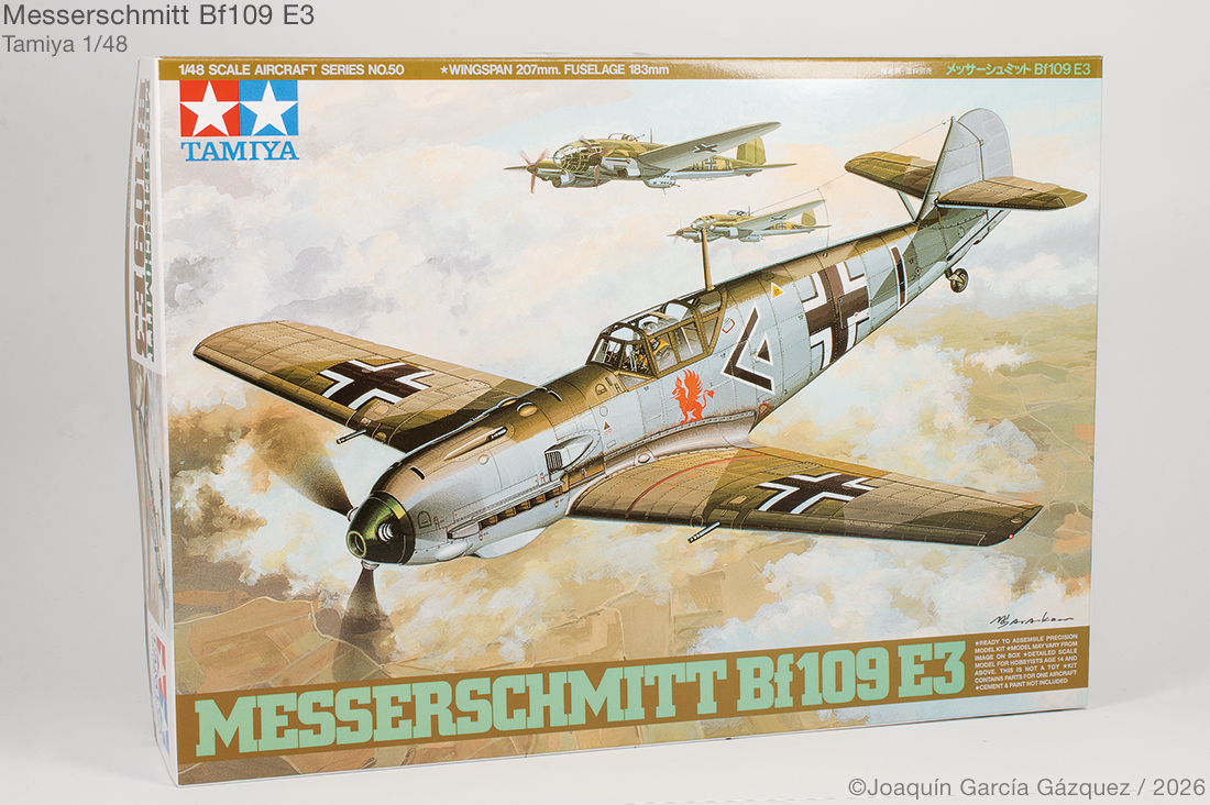 Messerschmitt Bf 109 E-3 – Tamiya 61050 • 1/48